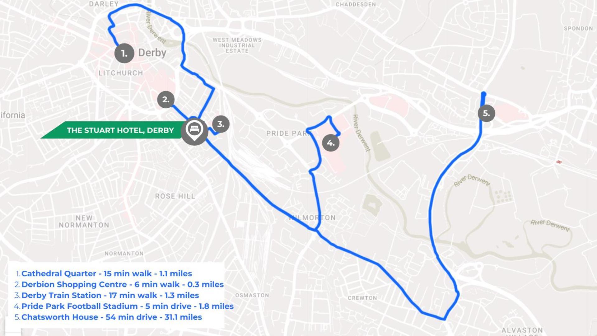 The Stuart Hotel, Sure Hotel Collection By Best Western Derby Ngoại thất bức ảnh